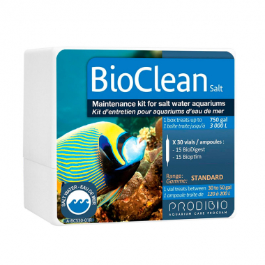 BioClean Salt - 12 ампул (средство для отчистки воды в морском аквариуме)