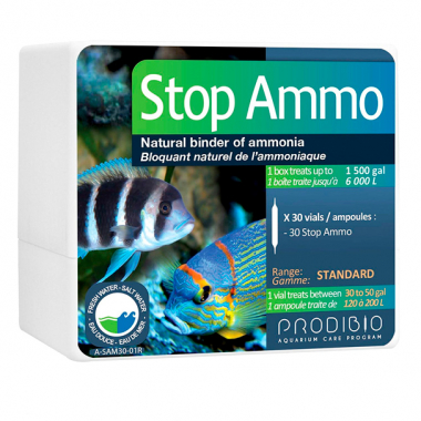 Stop Ammo - 6 ампул (нейтрализатор аммиака в морском аквариуме)