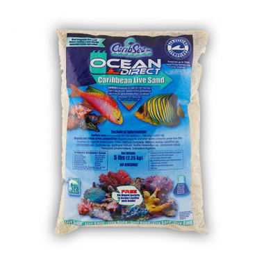 Carib Sea Ocean Direct Oolite живой оолитовый песок 0,1-0,7мм 2,27кг для морского аквариума