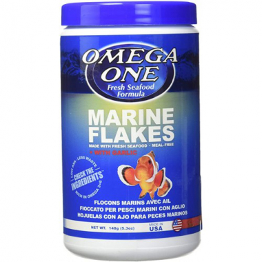Корм для рыб Omega One Garlic Marine Flakes 148 гр.
